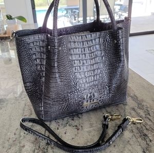 Beautiful gray Brahmin bag